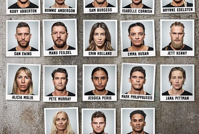 Ordeal: A female recruit urinated on herself and two male celebrities died while filming a horror challenge for the new season of SAS Australia (cast pictured)