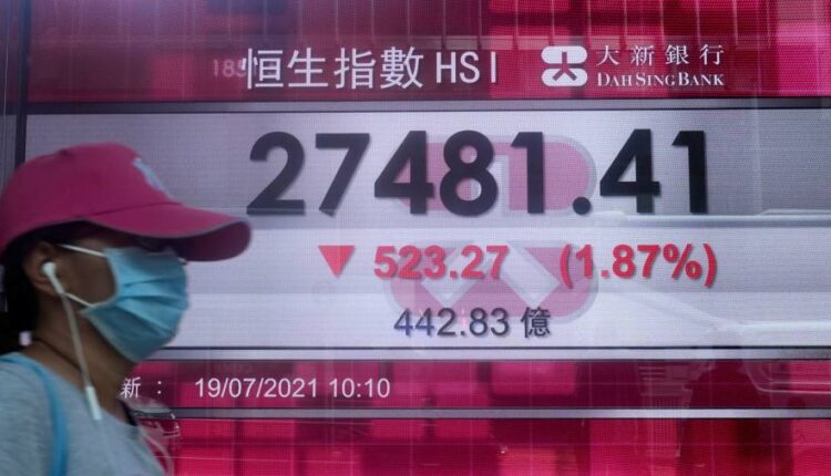 Global stocks are falling on Delta Covid fears

