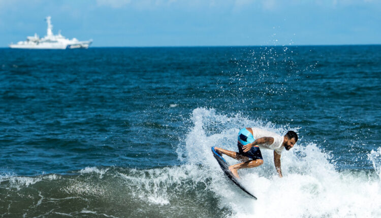The first waves of Olympic surfing could be overwhelming

