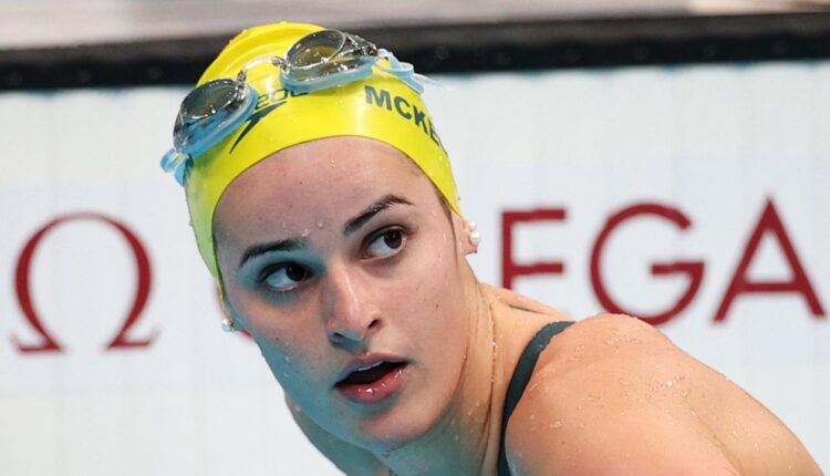 Kaylee McKeown swims for gold on day four.