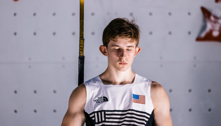 Colin Duffy, who grew up in Broomfield, is climbing the first ever Olympic sport climbing


