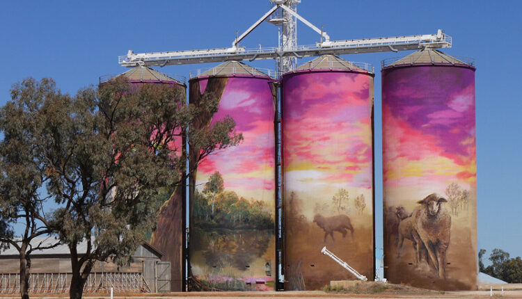 Grain silos art