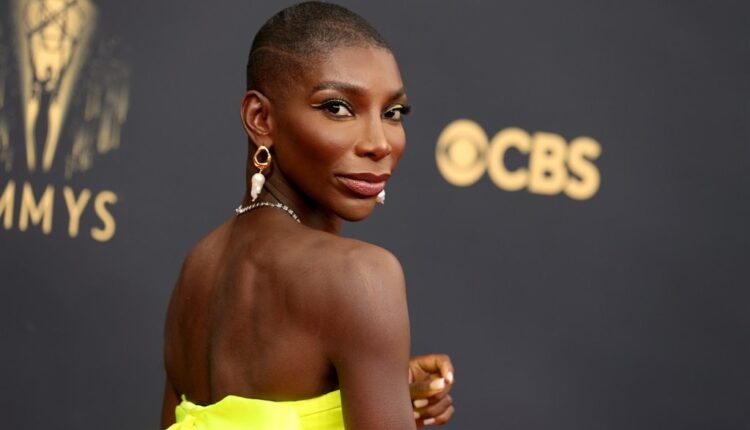 Michaela Coel attends the 73rd Primetime Emmy Awards. (Photo by Rich Fury/Getty Images)