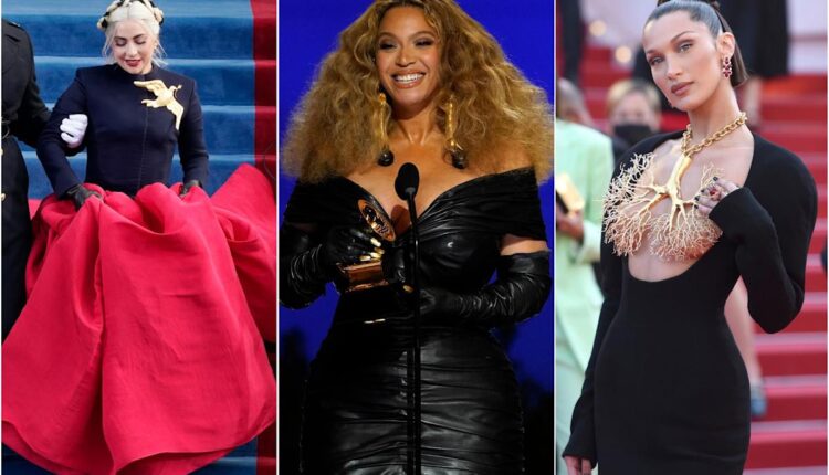 A Year of Celebrities in Schiaparelli