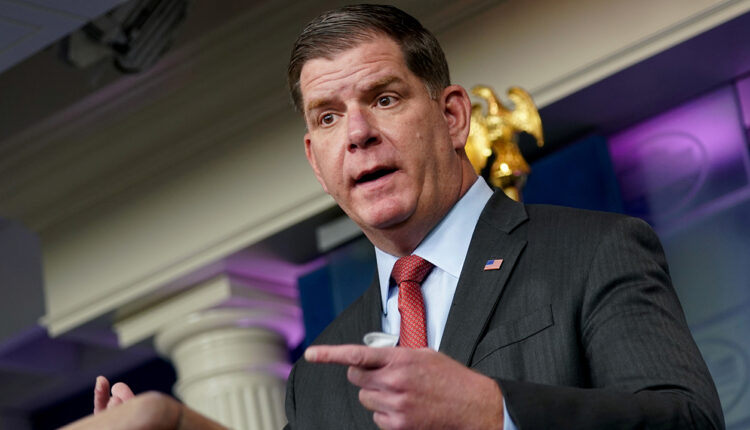 OSHA vaccine, test rules protect workers, help the economy: Labor Secretary Marty Walsh

