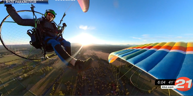 Paramotoring, a growing outdoor sport, is creating noise problems for some central Oregon residents

