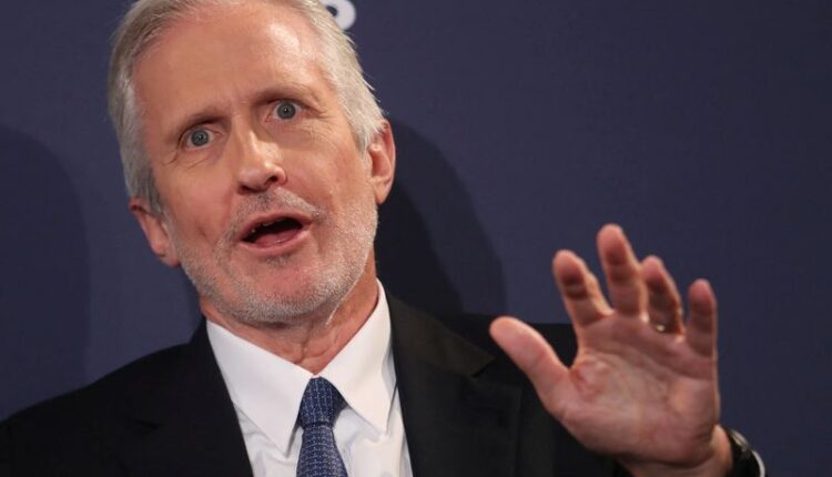 James Coulter co-founder of private equity firm TPG Capital, originally known as the Texas Pacific Group, speaks at the Bloomberg Global Business forum in New York