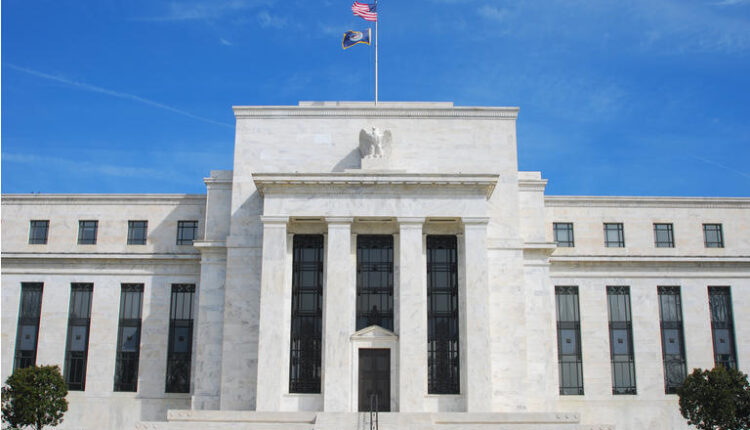 Exterior of the US Federal Reserve Building in Washington DC