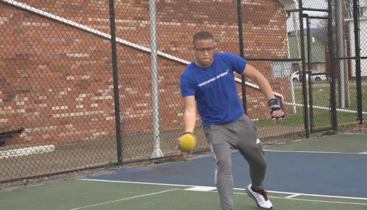 Valley Man creates a new sport, Forehand Strike

