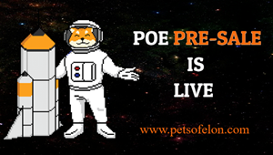 Pets Of Elon announces that the $POE token pre-sale is now live!