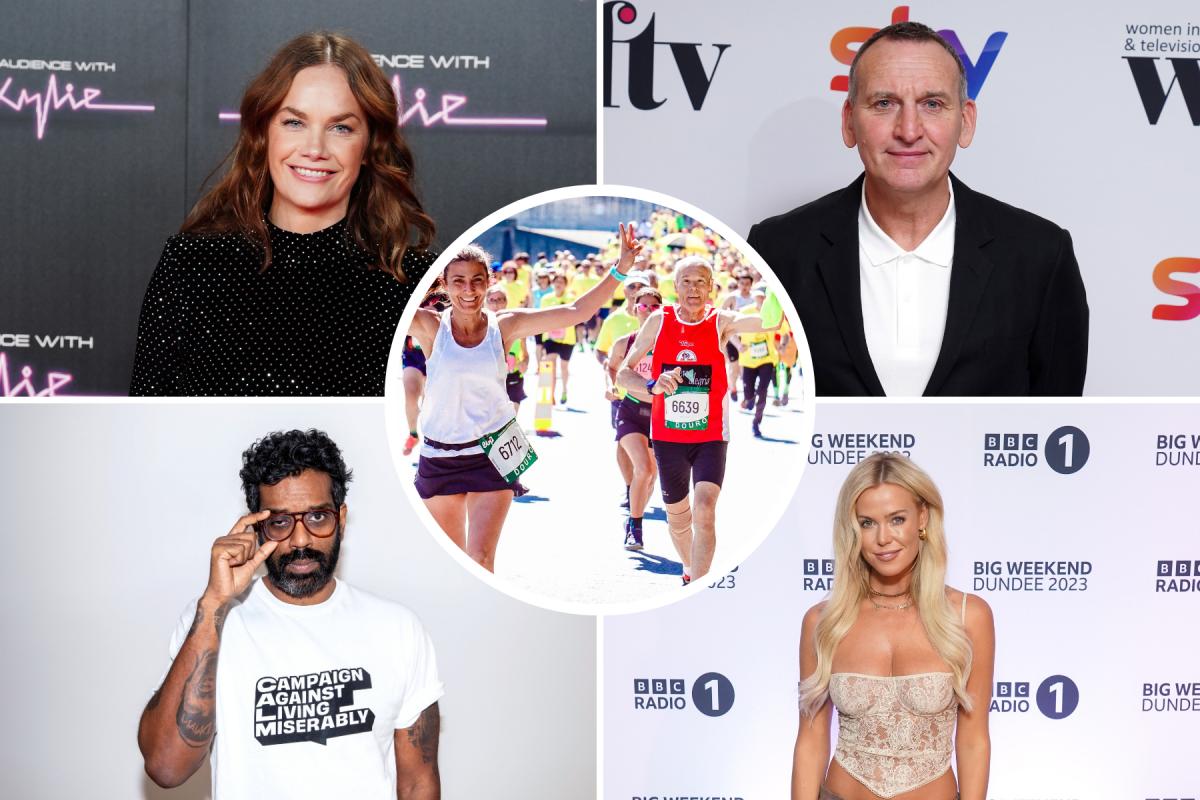 Find out which celebrities are running the 2024 London Marathon