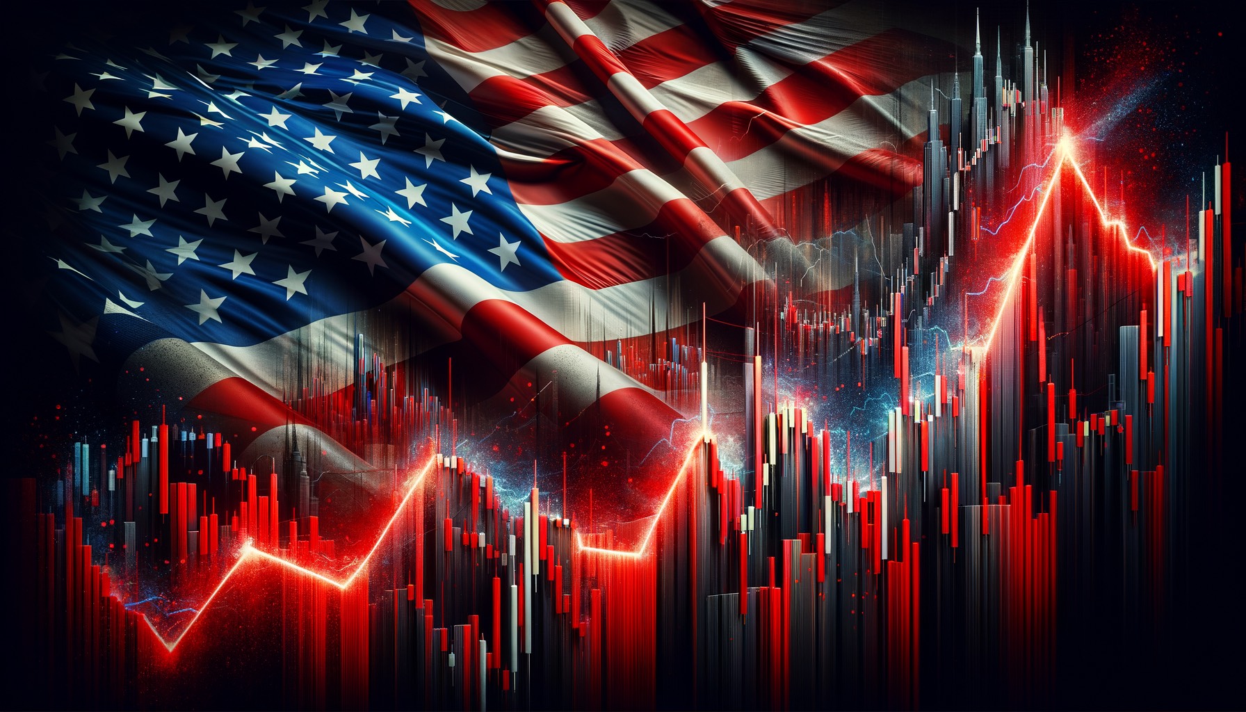 According to experts, the US economy is in recession as debt continues to rise